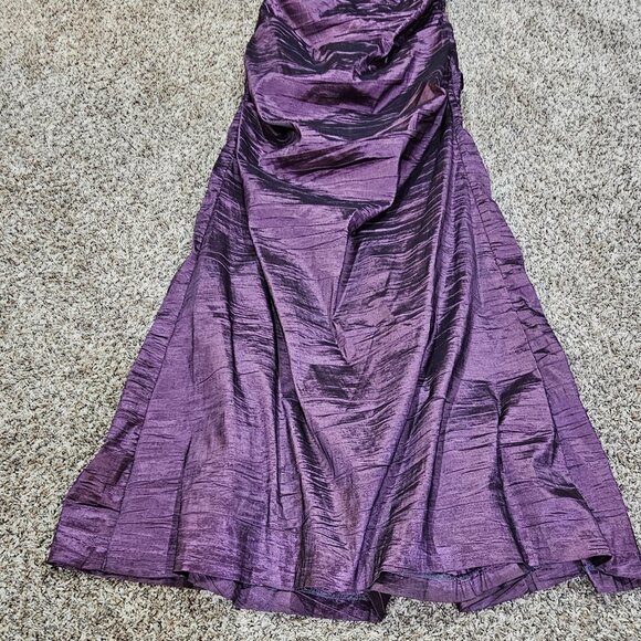 Alex Evenings Formal Floor Length Ruched Dress - 14 - Picture 2 of 13